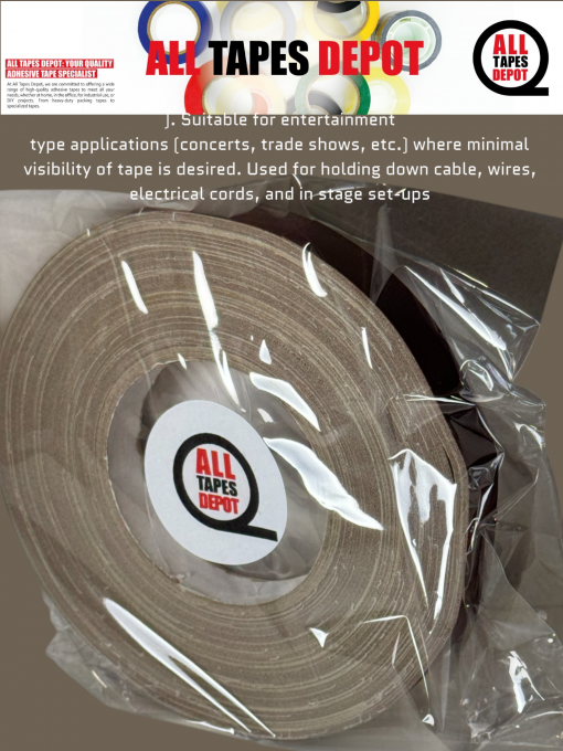 ATD-CGT-80 Marker Tape – Non-Reflective | 11.8 mil | Cloth Tape per case - Image 5
