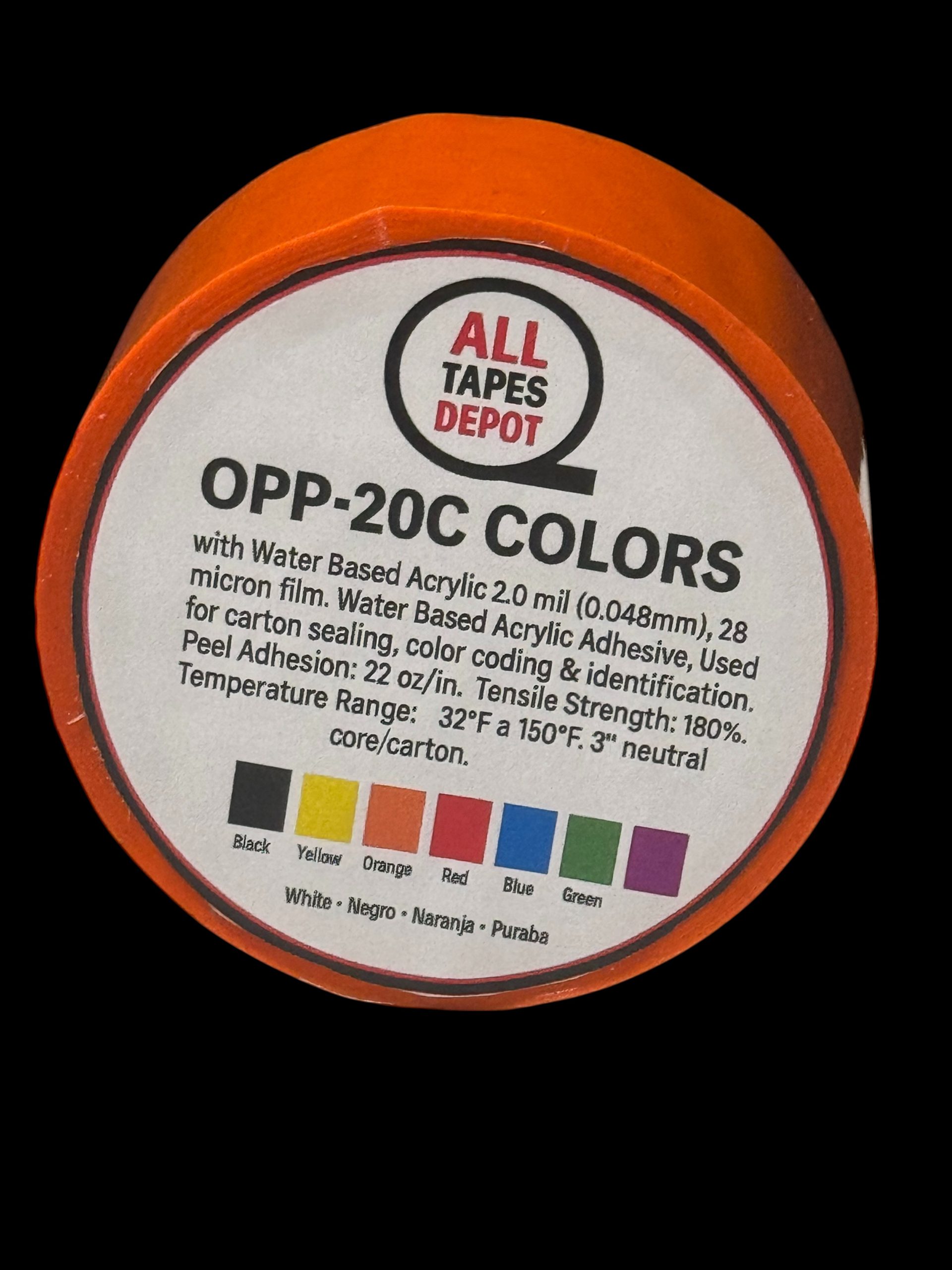 ATD- OPP-20C Colored Polypropylene Carton Sealing Tape – Water-Based Acrylic – 2.0 mil - Image 4
